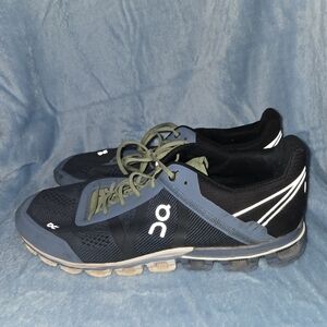 On Running Men's Blue and Gray Athletic Shoes